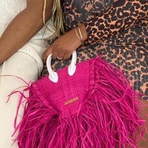 Jacquemus fringe fan cross body